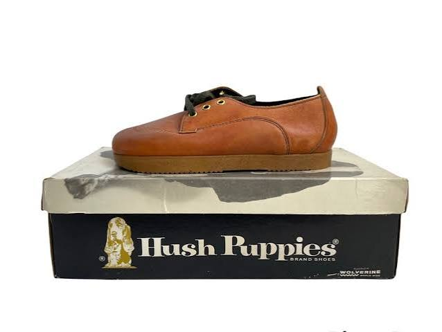 Classic Hush Puppies tan leather shoe