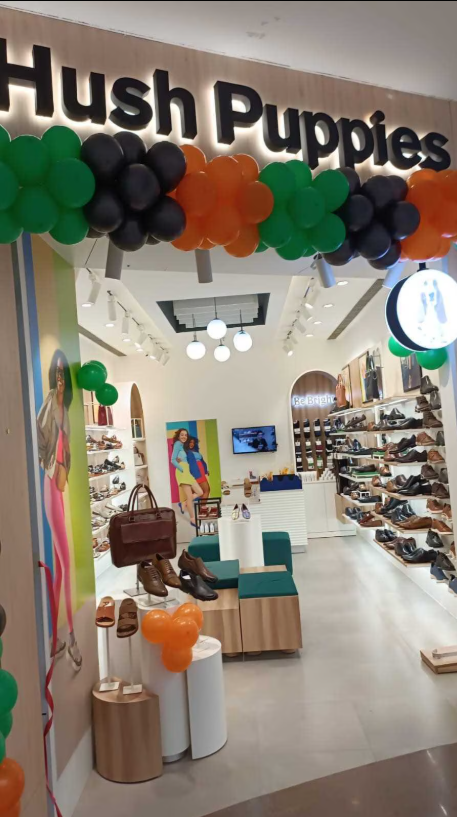Hush Puppies store entrance, Guwahati